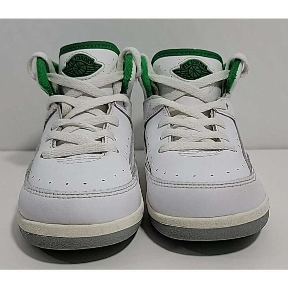 Air Jordan 2 Retro Lucky Green size‎ 9C Toddler shoes DQ8563-103